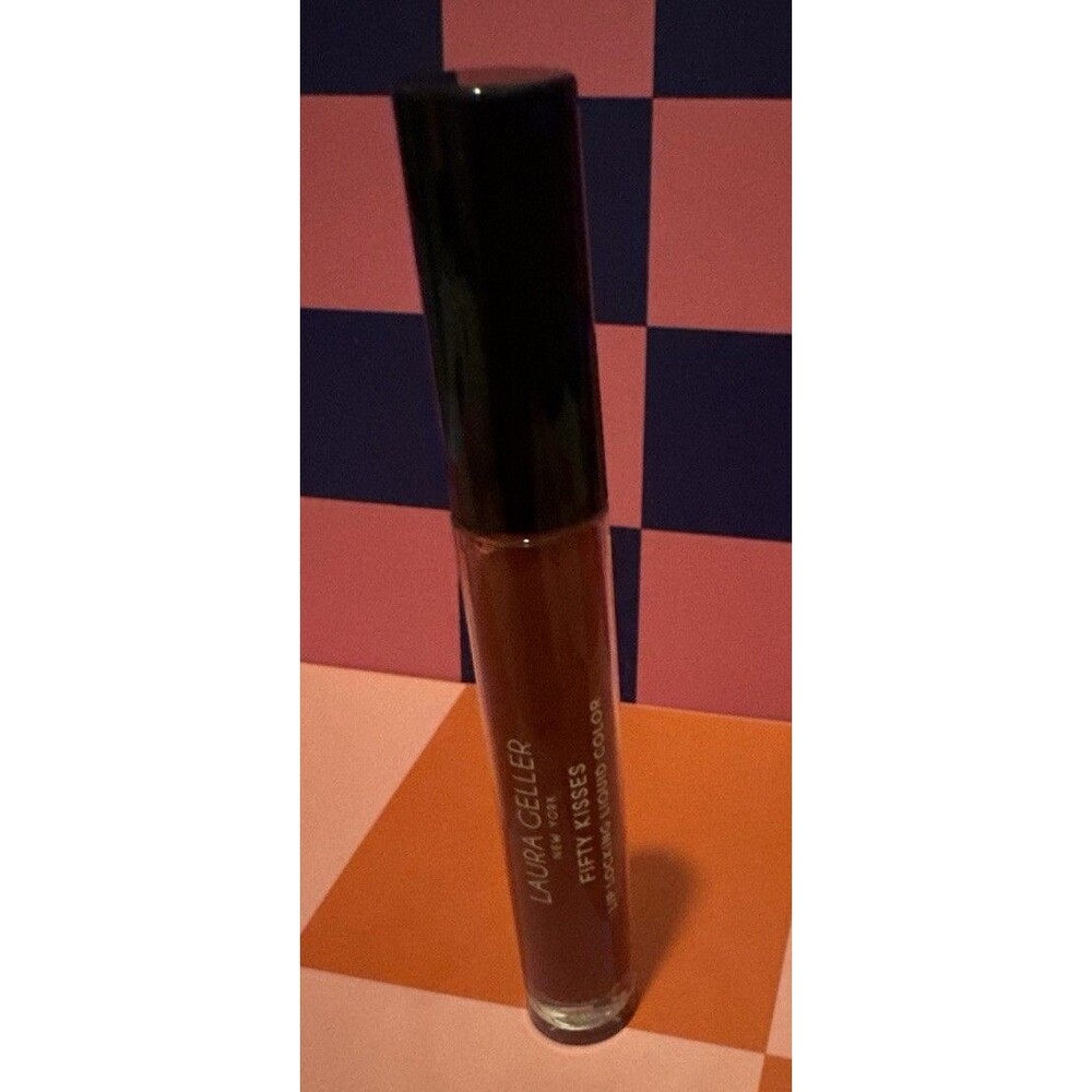 NWOB Laura Geller Fifty Kisses Lip Locking Liquid Color Makeout Merlot **